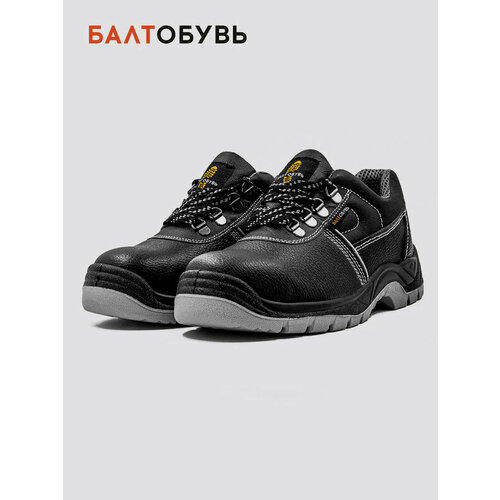 Полуботинки рабочие с подноском черный, black, размер 47