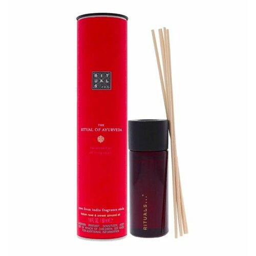 Rituals Aроматический диффузор с палочками The Ritual of Ayurveda с ароматом индийской розы и маслом сладкого миндаля 50 мл 4737₽