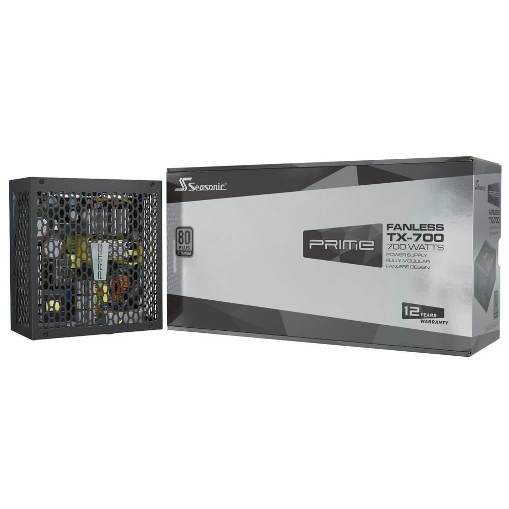 SeaSonic Блок питания SeaSonic PRIME Fanless TX-700 SSR-700TL 700W, 80 Plus Titanium, полностью модульный (876175) SSR-700TL