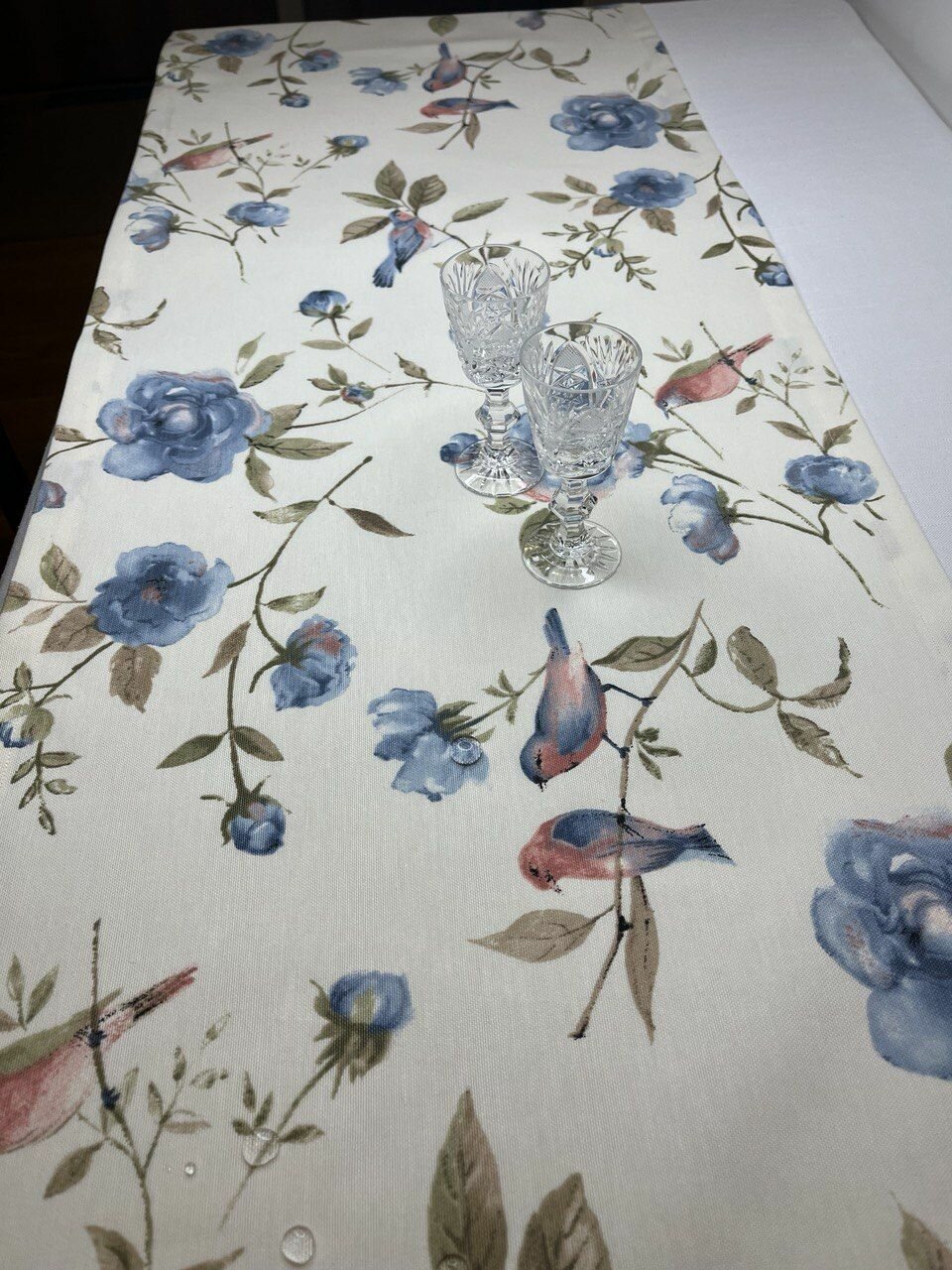 фото Скатерть - дорожка 42х150 / сервировка на стол / тефлоновая пропитка/ прямоугольная /гипоаллергенная /