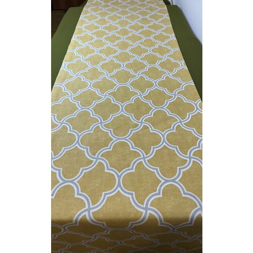 Скатерть - дорожка 40х170 / сервировка на стол / тефлоновая пропитка/ прямоугольная /гипоаллергенная / рисунок Дамаск