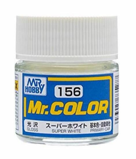 Mr.Color Краска эмалевая цвет Супер Белый глянцевый, 10мл