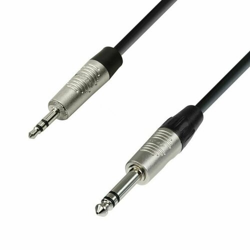 Кабель Adam Hall Кабель аудио K4 BVW 0300 кабель bespeco 3 5 mm stereo jack 2 x rca slymsr500 5 м черный оранжевый