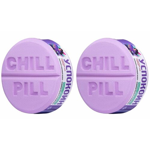 FABRIC Cosmetology Таблетка бурлящая для ванны Успокоин, 130 г, 2 шт