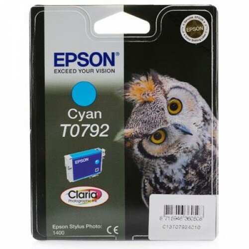 Картридж Epson C13T07924010, 1000 стр, голубой