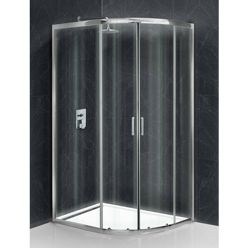 Душевой уголок BelBagno UNO-RH-2 120x90 см прозрачное стекло UNO-195-RH-2-120/90-C-Cr