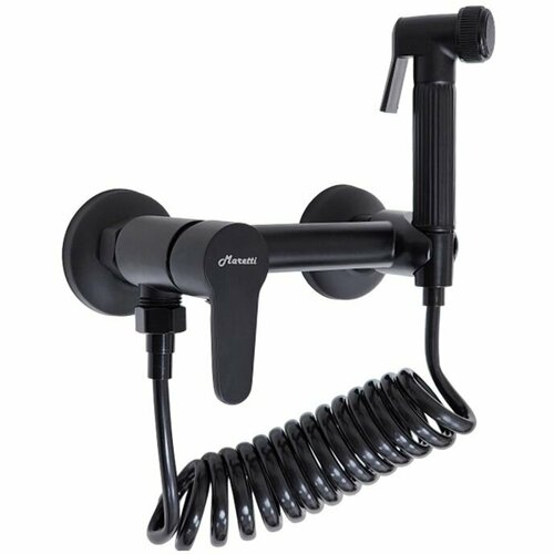 Гигиенический душ со смесителем Maretti Project Black PB30RN69 черный 4534₽