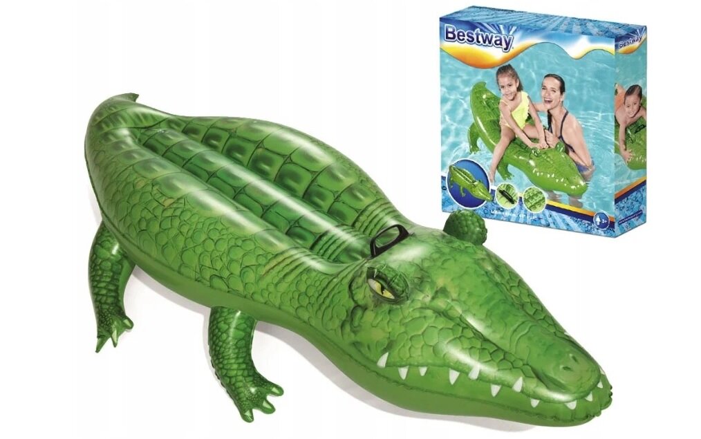 Игрушка-наездник Bestway Крокодил 41010 BW, зеленый