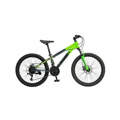 Велосипед горный подростковый 24 Timetry FU610 Зеленый Рама 13 17180₽