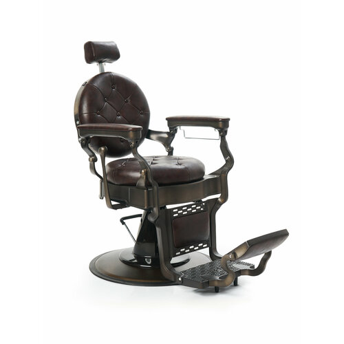 UGOL / Мужское барбер кресло (парикмахерское) "Royal Dark", коричневый