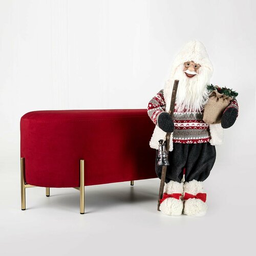 Пуф банкетка SAMOYLOV MEBEL пуфик в прихожую. Бархатный велюр