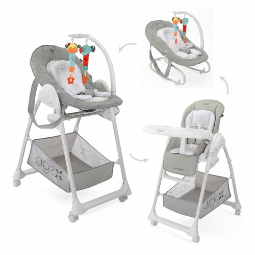 Стульчик для кормления Agex Seat’n Sleep, Grey (Серый)