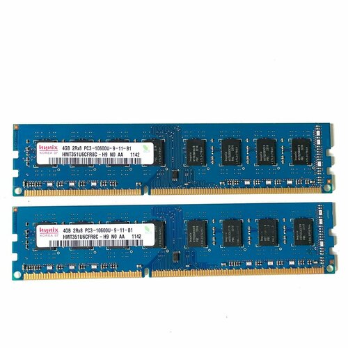 Оперативная память HYNIX 4GB DDR3 1333МГц PC3-10600S DIMM для ПК оперативная память hynix ddr3 4 гб 1600 mhz dimm pc3 12800u 1x4 гб для компьютера