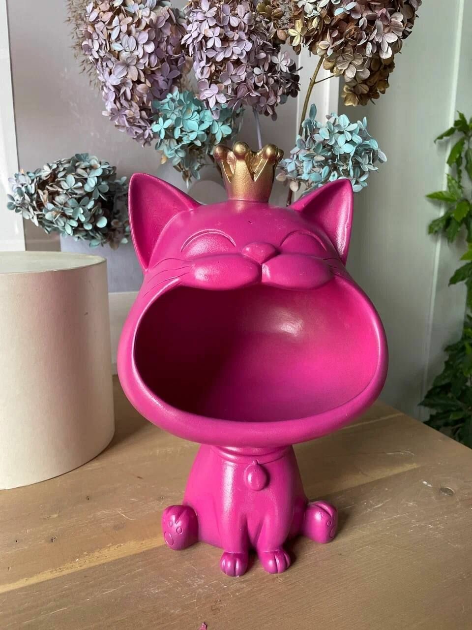 фото Статуэтка Конфетница-Органайзер Кошечка