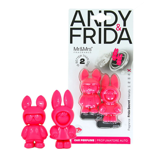 Ароматизатор для авто Mr&Mrs Fragrance Andy & Frida Секреты Фриды Frida Secret розовый