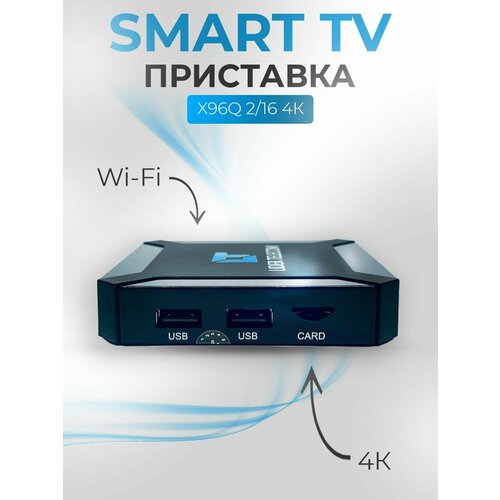Wi-Fi Смарт ТВ приставка LT96 216 4К tv box Лидер телеком 180000₽