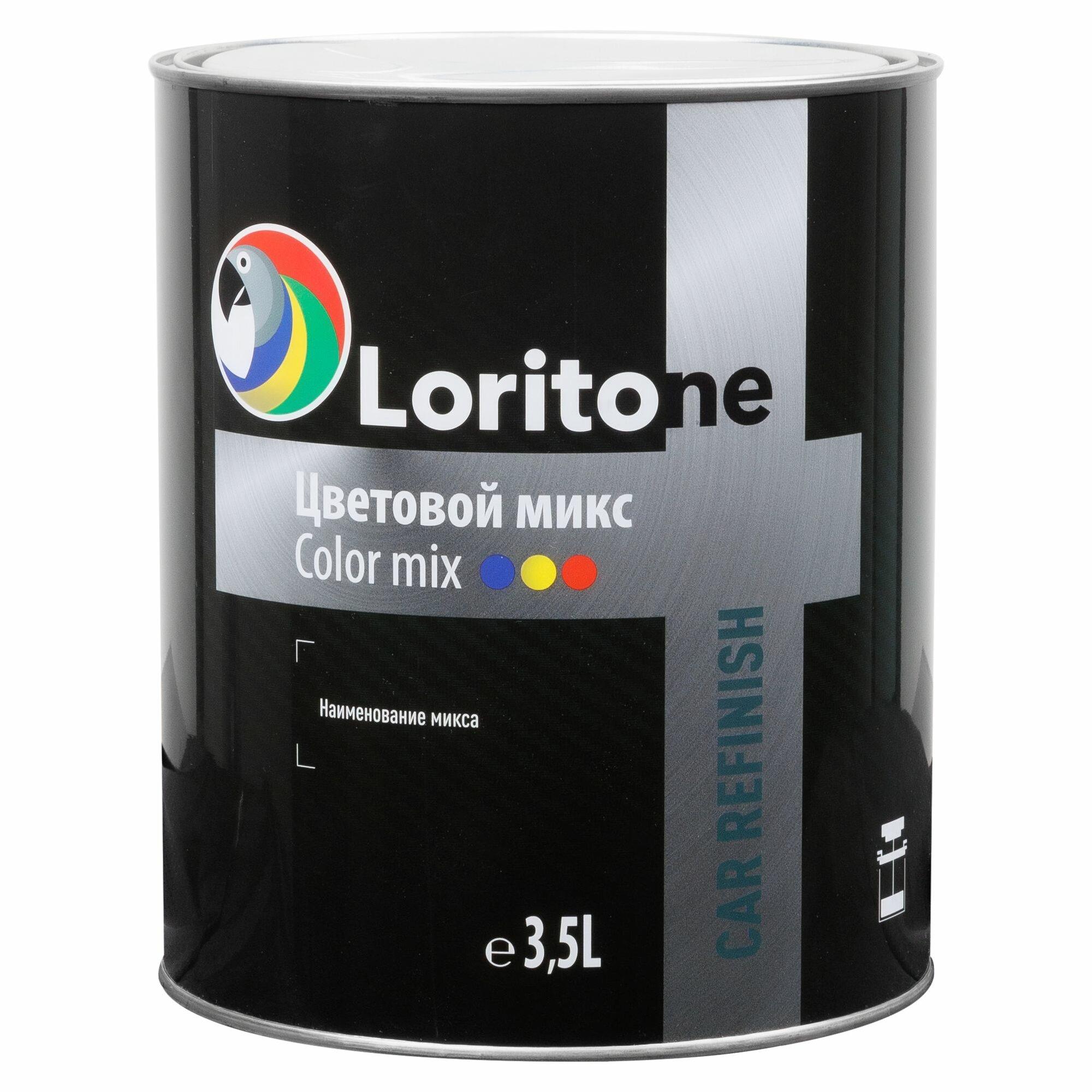 Loritone Эмаль акриловая 2K Color Mix A11 Белый (3,5л)