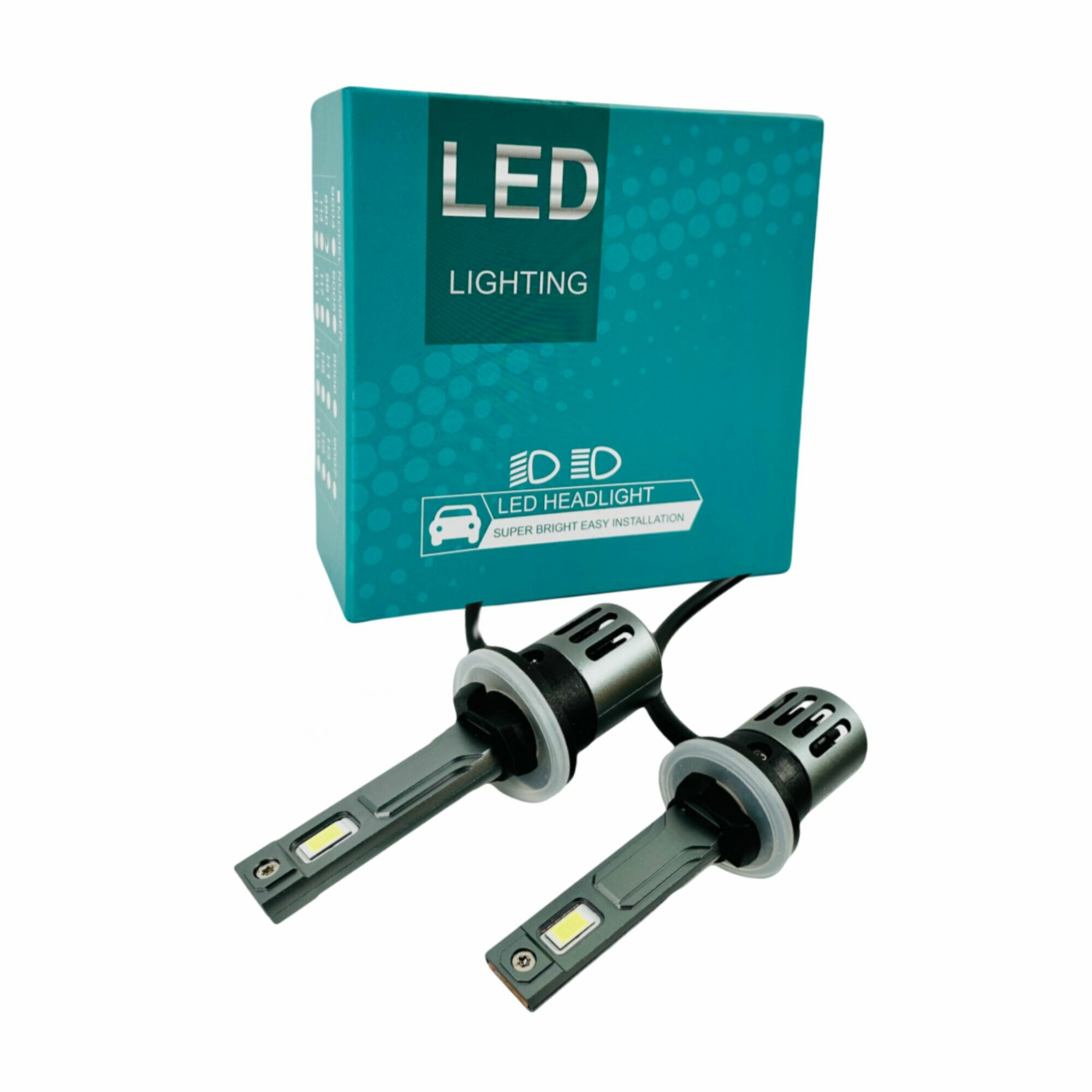 Светодиодные LED лампы Sigma Light K4 H27, 12V, 110W, 5500К, цоколь 880/881, комплект 2шт