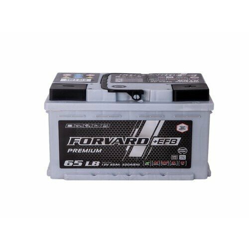 FORVARD Аккумулятор 6СТ- 65 FORVARD EFB о п пусковой ток 620A LB2 FORVARD 10665₽