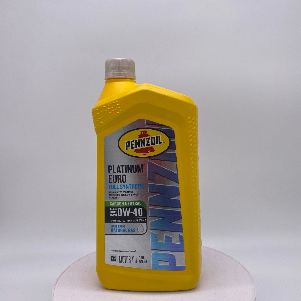 Масло моторное синтетическое PENNZOIL PLATINUM EURO Full Synthetic 0W-40 Motor Oil (946 мл)