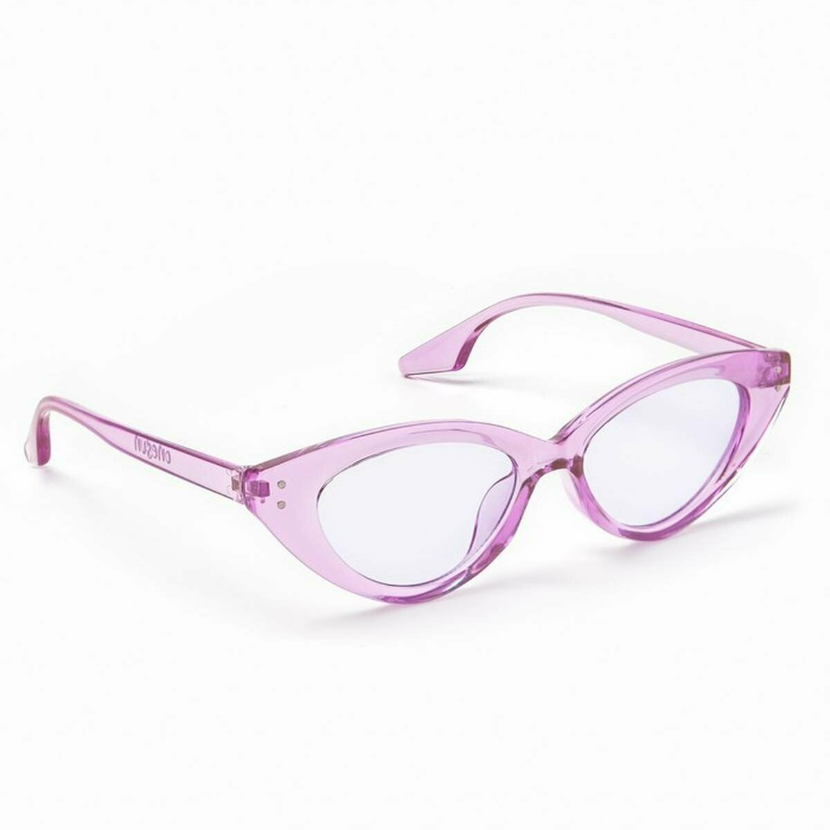 фото Очки солнцезащитные OneSun, uv 400, дужка 14 см, ширина 15 см, линза 4.2 х 6.5 см, розовые, 1 шт