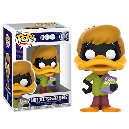 Фигурка Funko POP Daffy Duck as Shaggy Rogers Warner Bros. 100th Anniversary из мультсериалов Looney Tunes x Scooby-Doo 1239