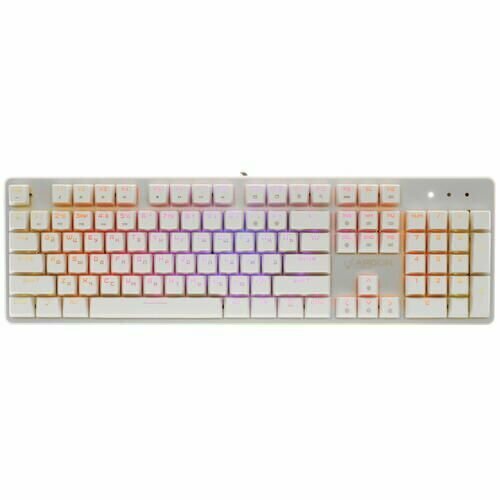 Клавиатура проводная ARDOR GAMING Spectrum механическая Kailh Red клавиш - 104 USB белая 536000₽