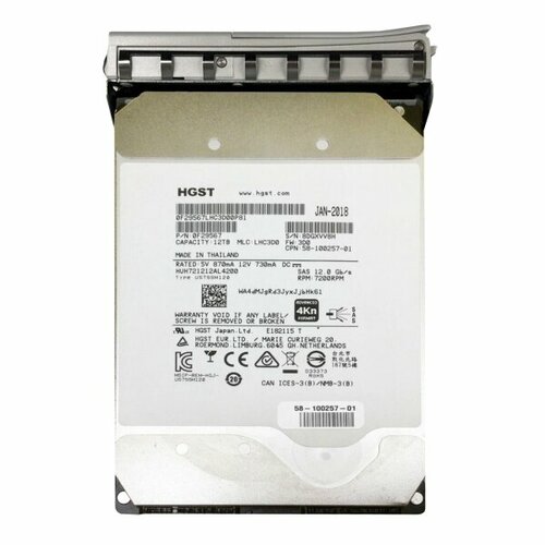 Жесткий Диск Cisco UCS-HD12T7KL4KN 12Tb SAS 35 HDD 162935₽