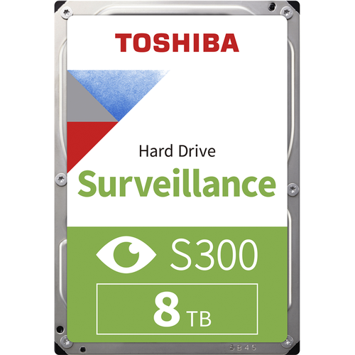 Жесткий диск/ HDD Toshiba SATA3 8Tb Surveillance S300 7200 256Mb 1 year warranty (replacement WD82PURZ, WD84PURZ)