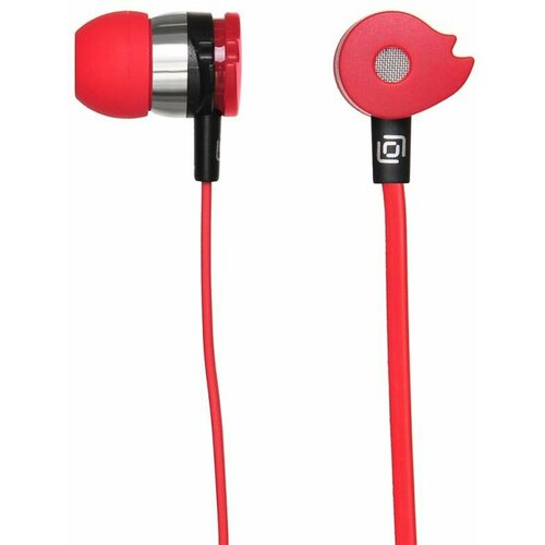 Гарнитура внутриканальные Оклик HS-S-210 12м красный проводные в ушной раковине D1R 990₽