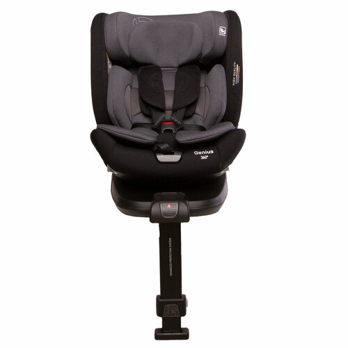 Втокресло Peppy Genius 0-36 I-Size 4-150 см Grey 25080₽