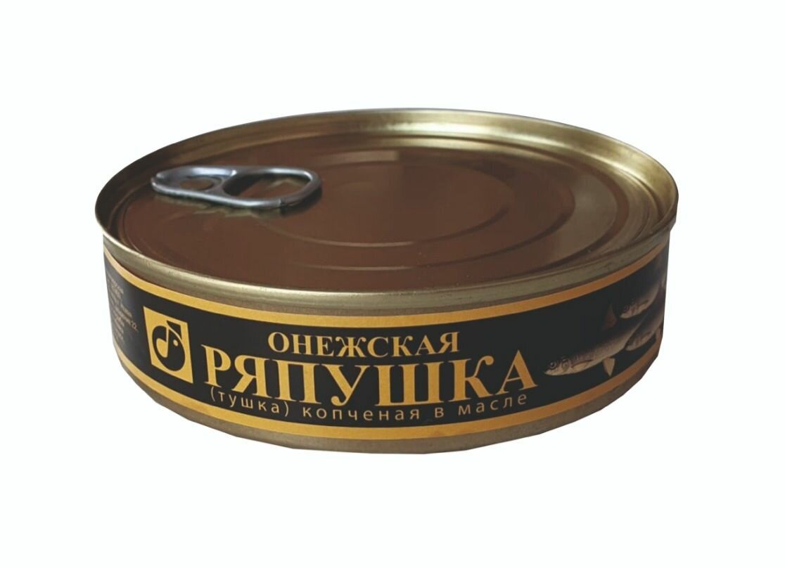 Ряпушка копченая (тушка) в масле, ж/б 160гр