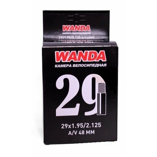 Велокамера Wanda 29х1.95-2.125 AV-48mm велопокрышка wanda 29x2 25 57 622 w2030 a черный rtrw20300005