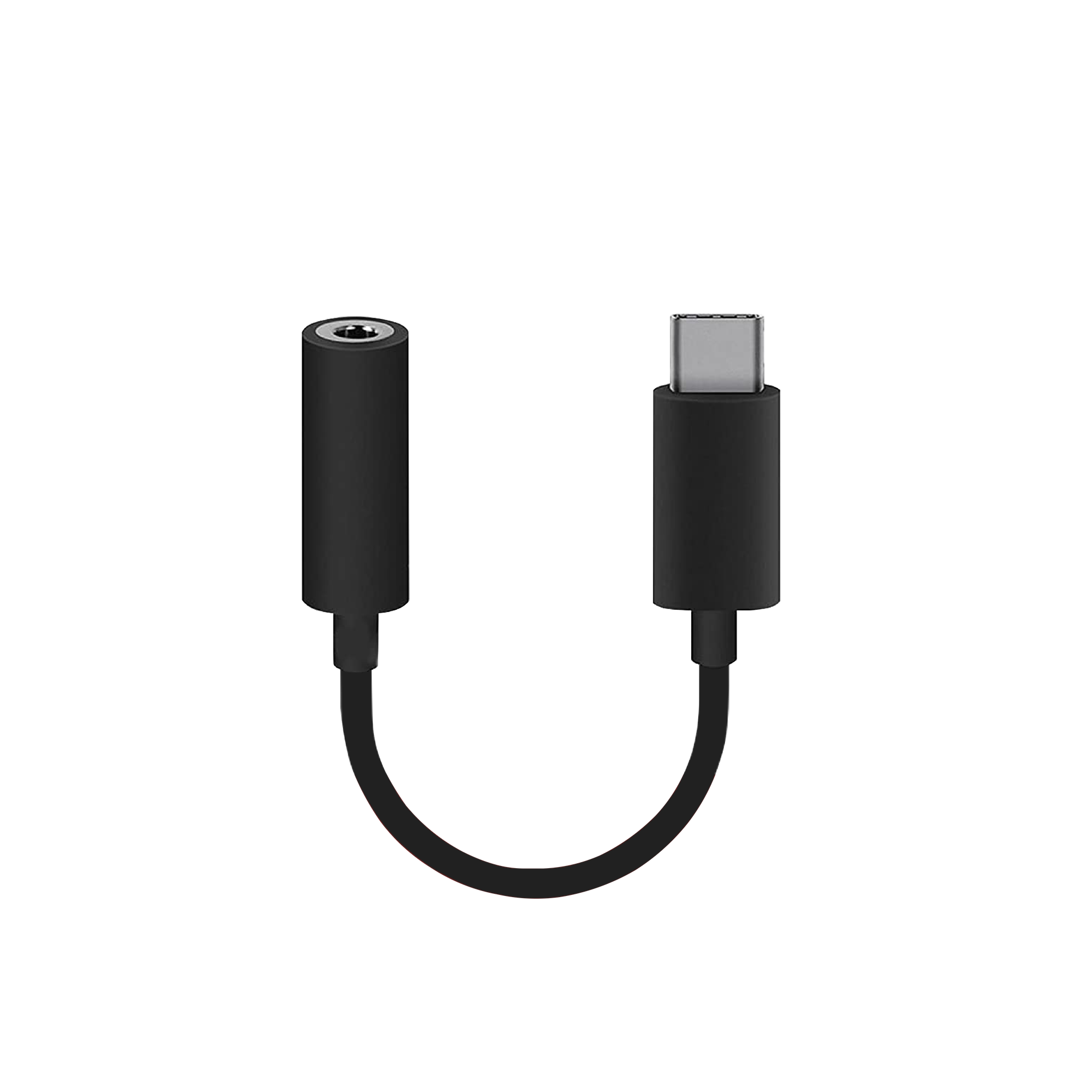 Кабель-переходник (адаптер) / Кабель AUX для наушников c USB Type-C на Jack 3.5mm, черный (не совместим с телефонами samsung)