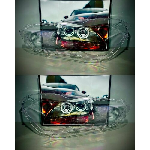 Стекла для фар для BMW X1 2 F48 2015 - 2019 комплект 8000₽