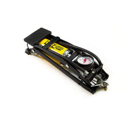 Насос BEE PUMP ножной со шлангом ниппель AVFV с манометром 1 балон 55x120мм желтый 141000₽