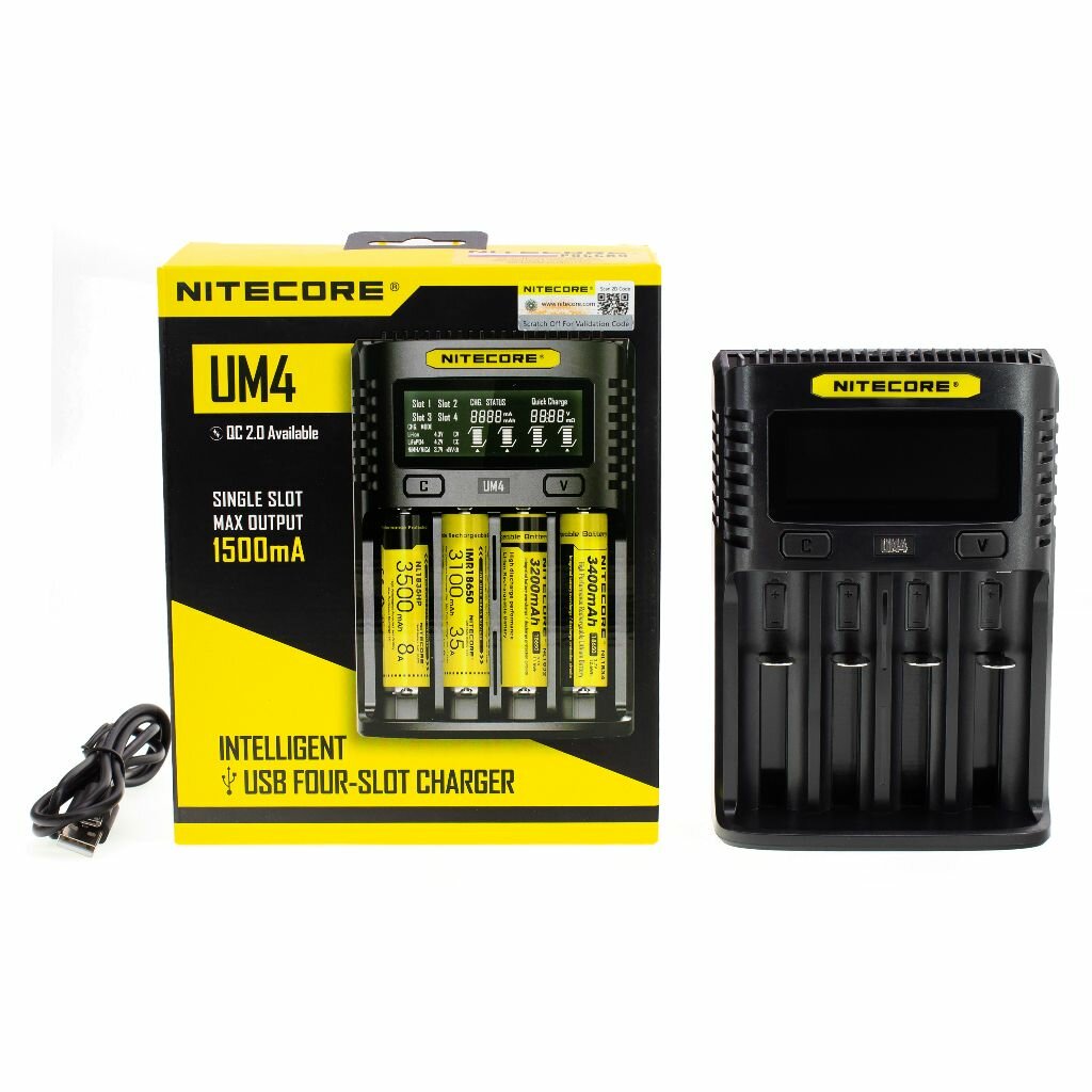 Зарядное устройство NITECORE UM4 (UM4) на 4*АКБ