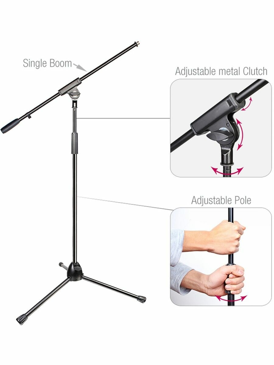 Микрофонная стойка напольная Lux Sound MS005 — фото 1