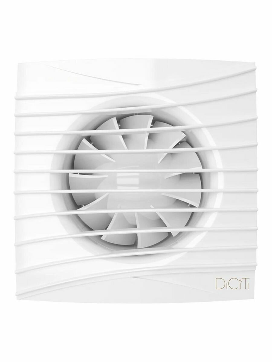 Вентилятор накладной DICITI SILENT-4C-MRH, D100 мм c обр. клапаном, таймером и датчиком влажности
