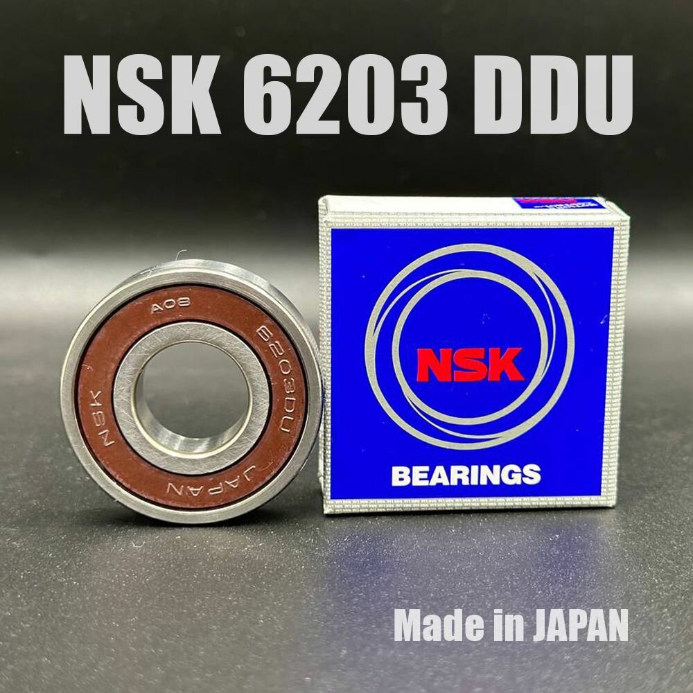 Подшипник NSK 6203DDUCM (6203-2RS, 180203) 17*40*12 Made in JAPAN