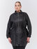 Парка из эко-кожи GA13009BLK01