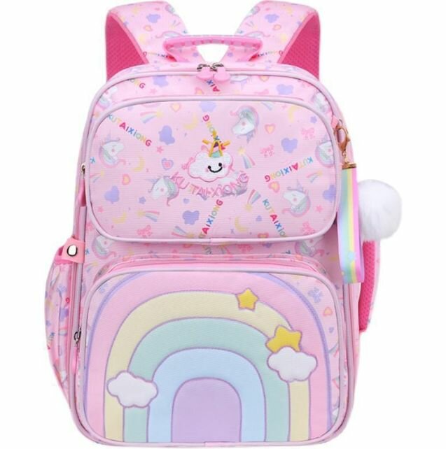 фото Рюкзак школьный, розовый