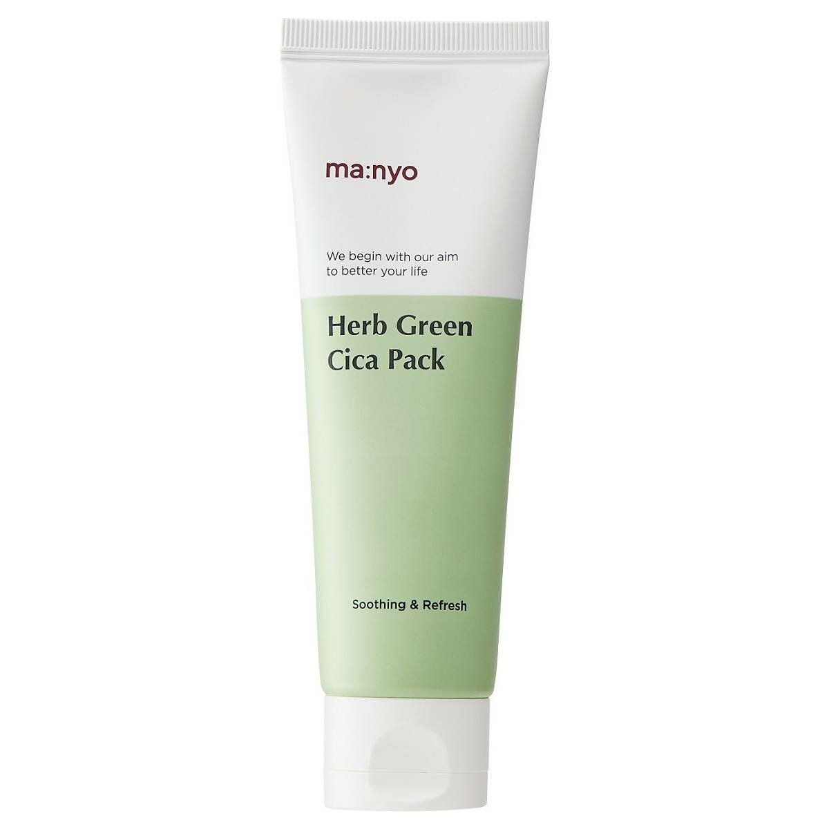 Успокаивающая маска для лица Херб Грин Цика Пэк / HERB GREEN CICA PACK 75ml