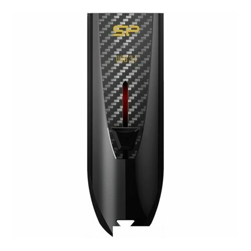 USB Flash Silicon-Power Blaze B25 128GB (черный) usb flash drive 32gb silicon power blaze b25 usb 3 1 sp032gbuf3b25v1k