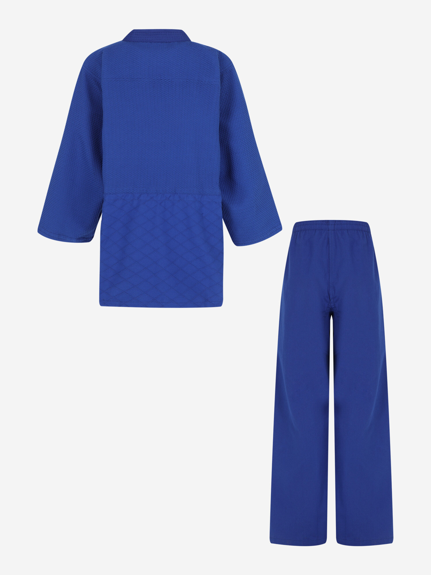 Кимоно с поясом для дзюдо HUKK Judo kimono kids Blue 100% cotton 400 g/m, размер 150, синий — фото 1