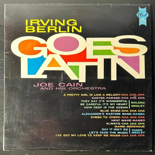 Виниловая пластинка Joe Cain And His Orchestra - Irving Berlin Goes Latin (Япония)