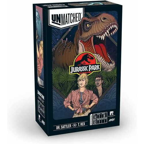 фото Настольная игра gaga games unmatched: jurassic park dr. sattler vs t. rex gg364 рус