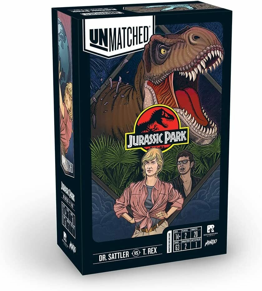 Настольная игра GaGa Games Unmatched: Jurassic Park Dr. Sattler vs T. Rex GG364 рус