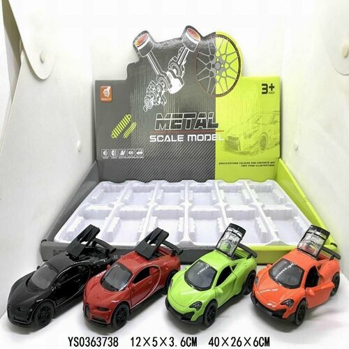 Металлический Гоночная машинка 4 4х5х11 см 12 4389₽