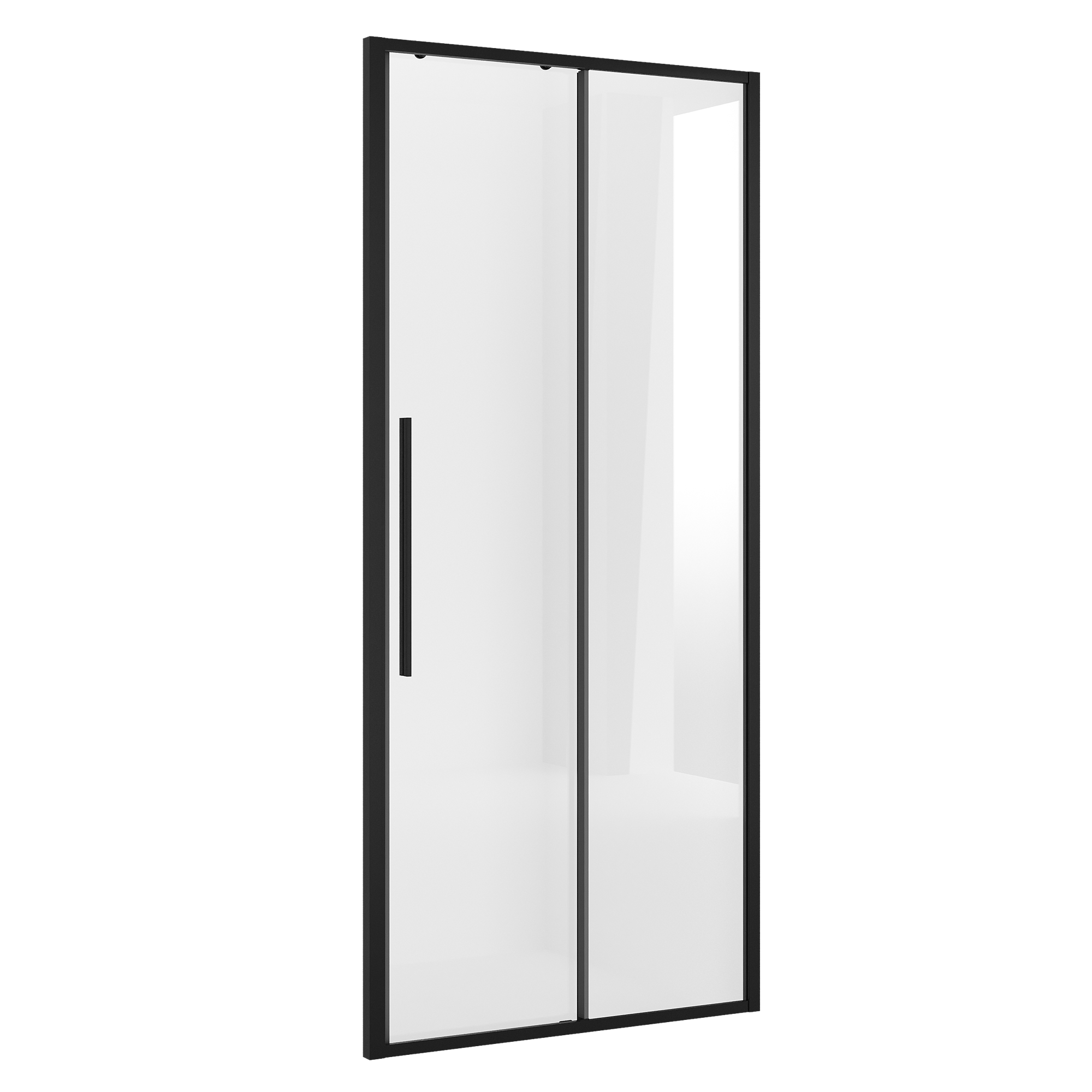 Душевая дверь Niagara Nova NG-84-10AB 100 стекло прозрачное/профиль черный матовый